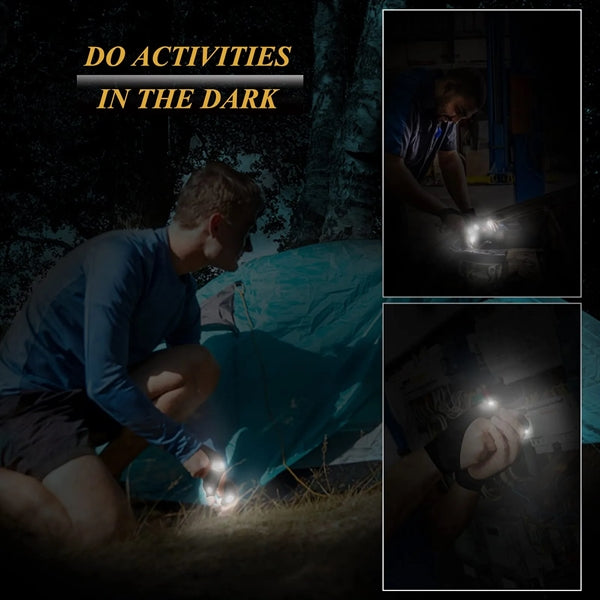 LED Practical Finger Flashlights Work Glove