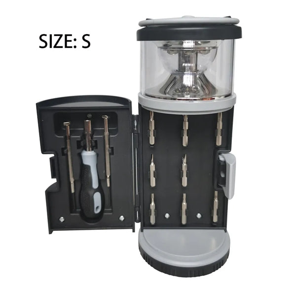 2 in 1 LED Tool Flashlight with Screwdriver Set