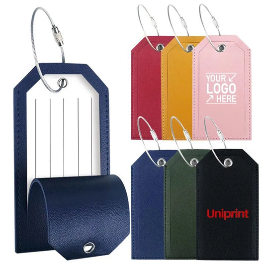 Luggage Tag with Metal Ring  Custom Logo