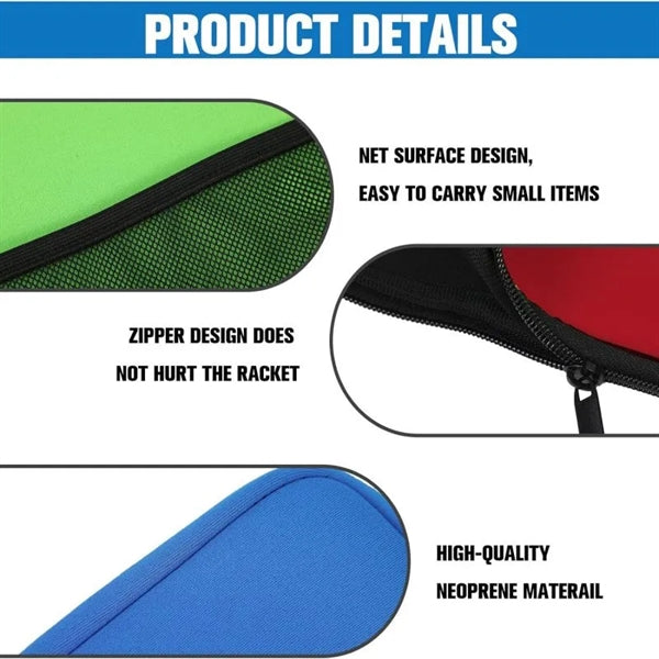 Custom Neoprene Pickleball Paddle Cover