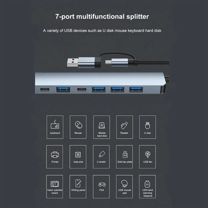 7 in 1 Laptop Docking Station