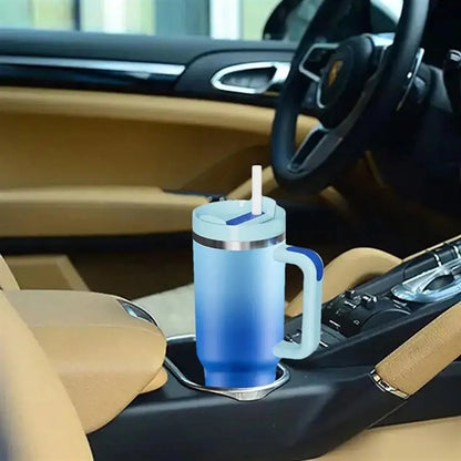 40oz Tumbler with Handle and Straw Lid