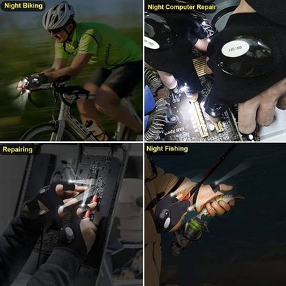 LED Flashlight Gloves -1 pair