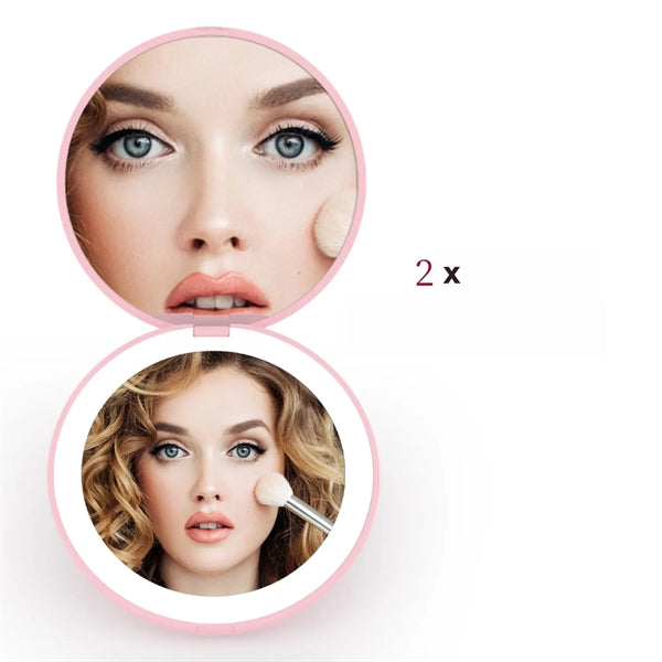 LED Travel Makeup Mirror
