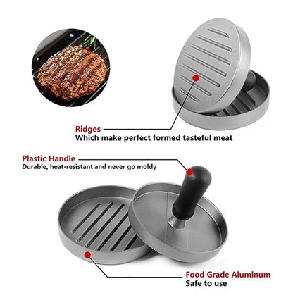Aluminum Hamburger Press Patty Maker