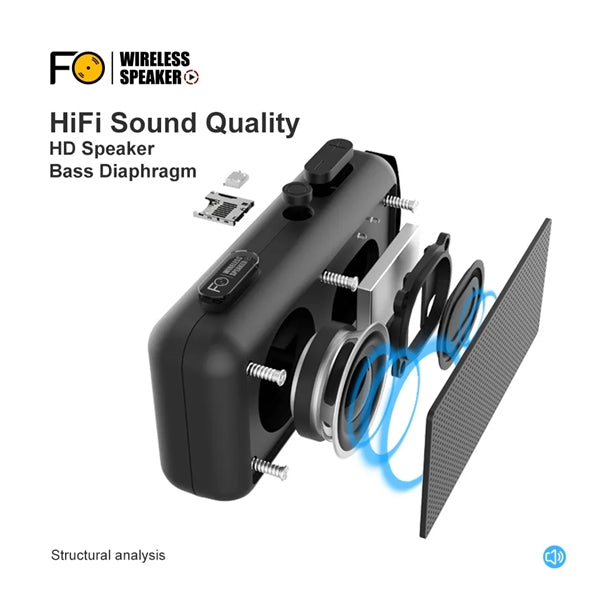 Wireless Bluetooth Speaker Subwoofer TF FM