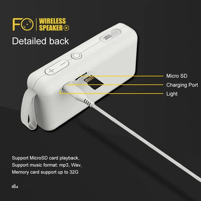 Wireless Bluetooth Speaker Subwoofer TF FM