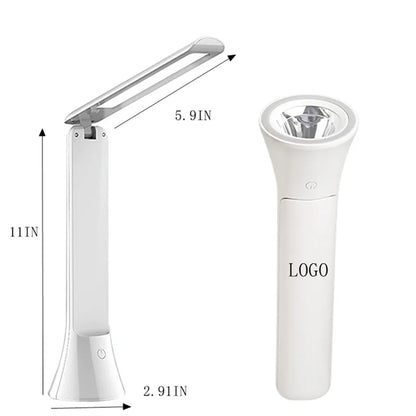 Folding Dimmable LED Light Table Lamp  Flashlight Spotlight