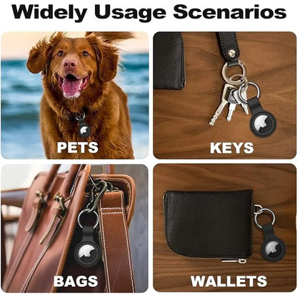 Silicone Keychain AirTags Case