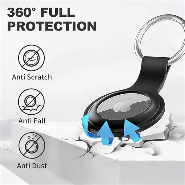 Silicone Keychain AirTags Case