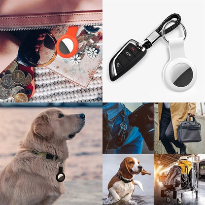 Silicone Keychain AirTags Case