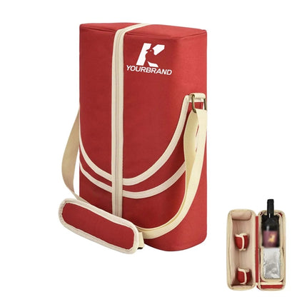 Stylish Wine Bag with Adjustable Shoulder Strap