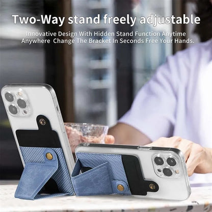 Leather Phone Wallet with Stand