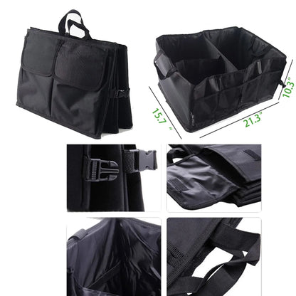 Multi-Compartment Pockets Car Trunk Organizer Folding Bag