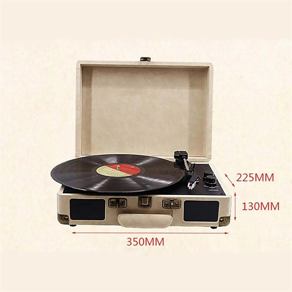 3 Speed Vinyl Record Player Retro