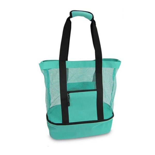 Mesh Tote Beach Cooler Bag