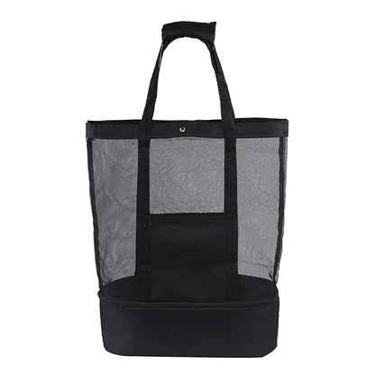 Mesh Tote Beach Cooler Bag