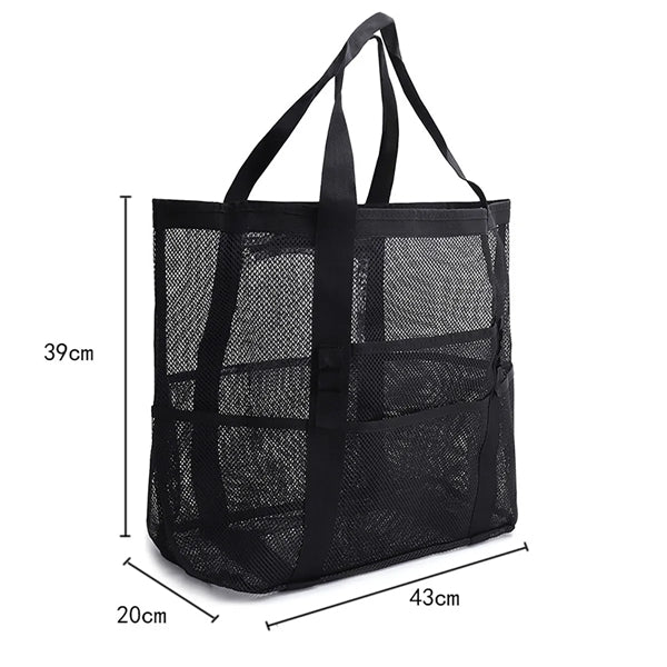 Oversized Mesh Beach Tote