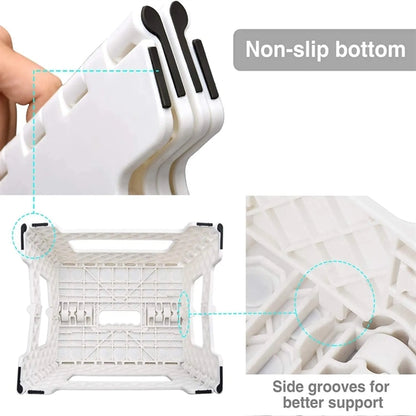 9" Durable Folding Step Stool