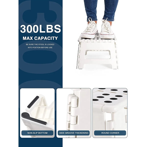 9" Durable Folding Step Stool