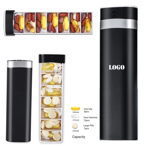 Premium Stylish 7 Day Weekly Pill Organizer