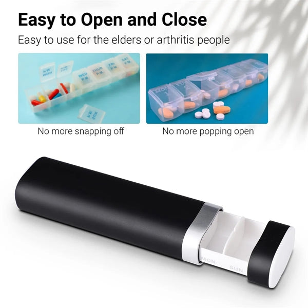 Premium Stylish 7 Day Weekly Pill Organizer
