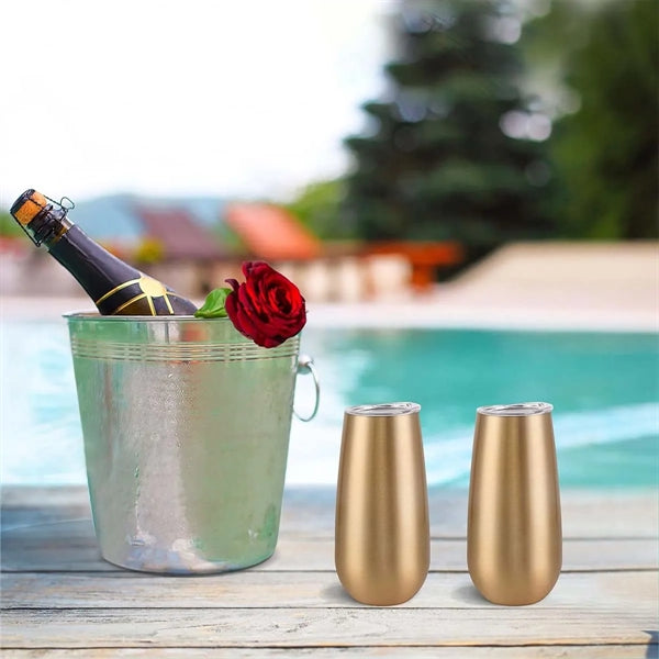 6 Oz.Stainless Steel Double Wall Vacuum Insulated Tumblers