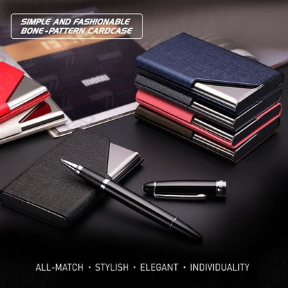 PU Leather Business Card Holder