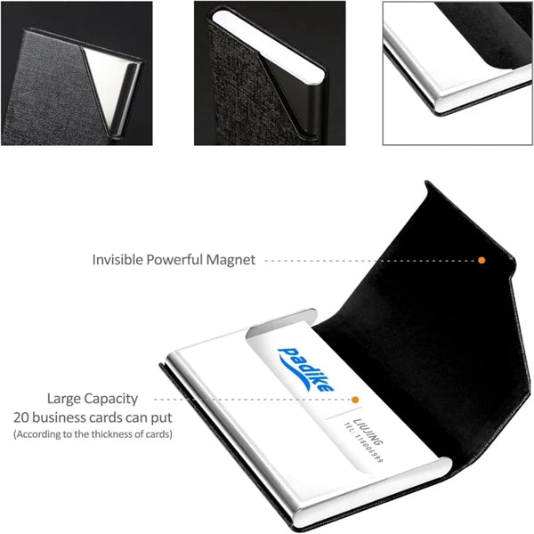 PU Leather Business Card Holder