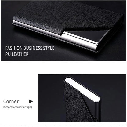 PU Leather Business Card Holder