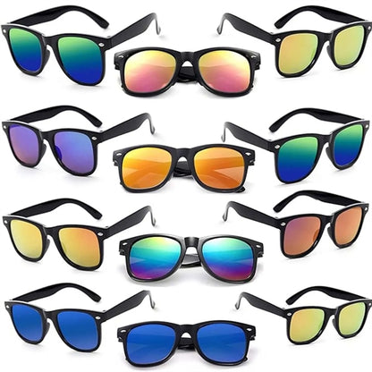Retro Classic Sunglasses Unisex Polarized Color Mirror Lens