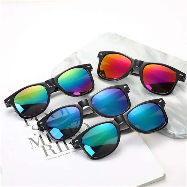 Retro Classic Sunglasses Unisex Polarized Color Mirror Lens