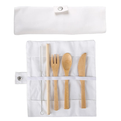 Chun Bamboo Cutlery Set in Pouch