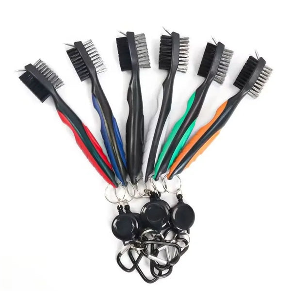 Golf Tool Kit- Towel Groove Cleaner Brush Divot