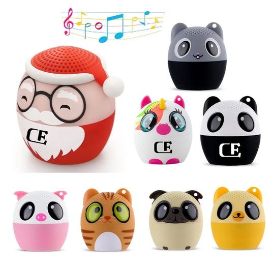Mini Animal Wireless Bluetooth Speaker with Lanyard