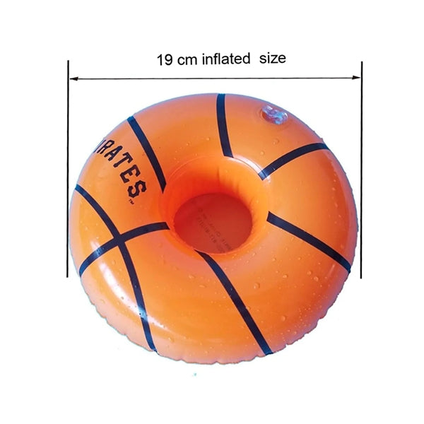 Inflatable Basketball Floating Coaster