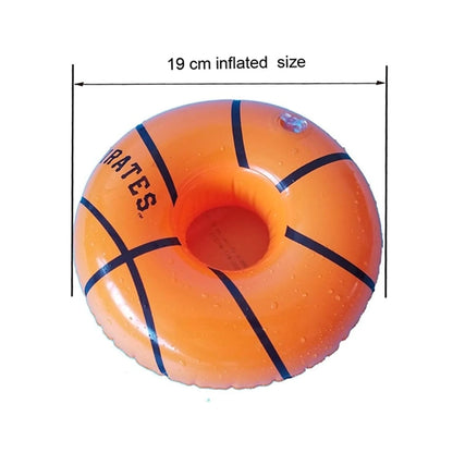 Inflatable Basketball Floating Coaster