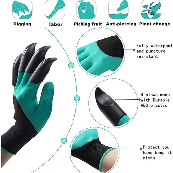 Garden Gloves With Claws
