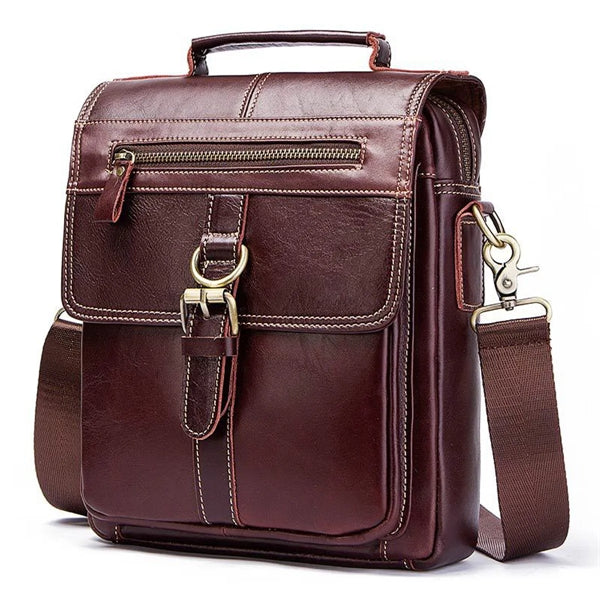Men's Genuine Leather Shoulder Bag