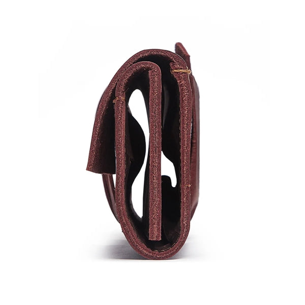 Genuine Leather Pencil Case Roll Up Bag