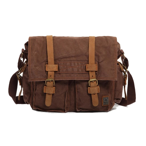 Vintage Canvas Crossbody Shoulder Bag for Men