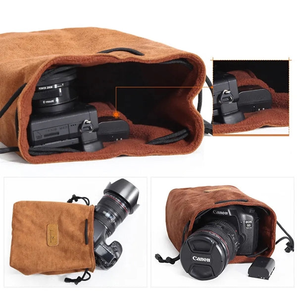 Shockproof Lens Tube Inner Bag for Photography Gear.