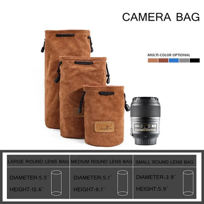 Shockproof Lens Tube Inner Bag for Photography Gear.
