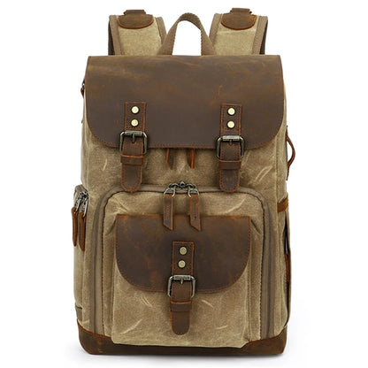 Canvas Camera Bag Photography Backpack