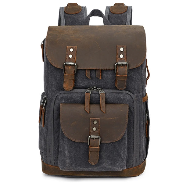 Canvas Camera Bag Photography Backpack