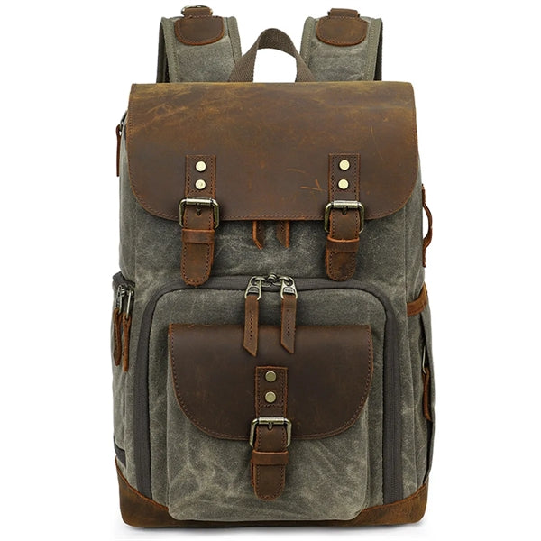 Canvas Camera Bag Photography Backpack