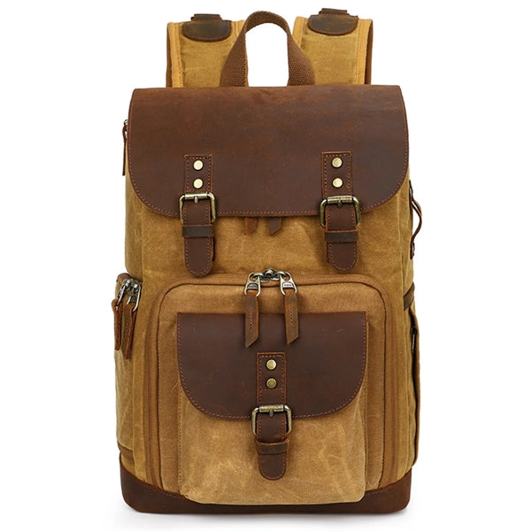 Canvas Camera Bag Photography Backpack