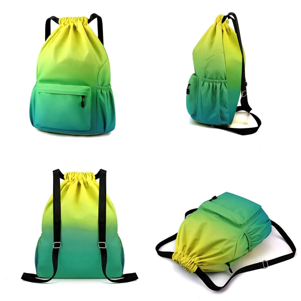 Drawstring Backpack Sports Gym Bag