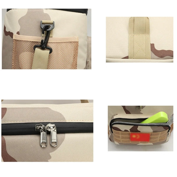 Camping and Picnic Camouflage Insulation Bag
