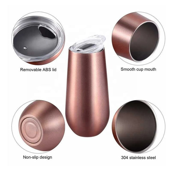 6 oz Insulated Champagne Tumblers